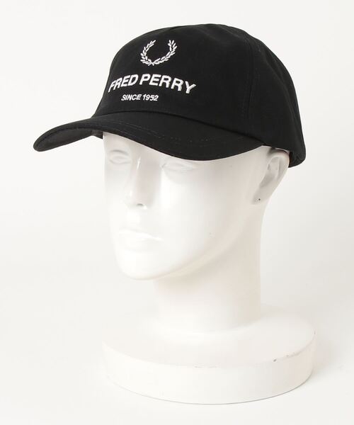 FRED PERRY（フレッドペリー）の「[FRED PERRY/フレッドペリー] ローレルリースロゴ刺繍 コットンキャンバスキャップ（キャップ・レディース・ブラック・ONE SIZE）」の20枚目の写真