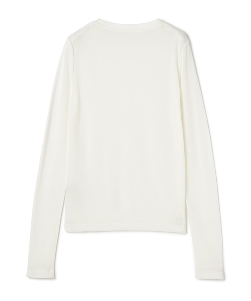 N.O.R.C（ノーク）の「シアーテレコロングスリーブトップス（Tシャツ/カットソー・レディース・ブラック/サックスブルー/ピンク/ブラウン/グリーン/オフホワイト・フリー）」の18枚目の写真