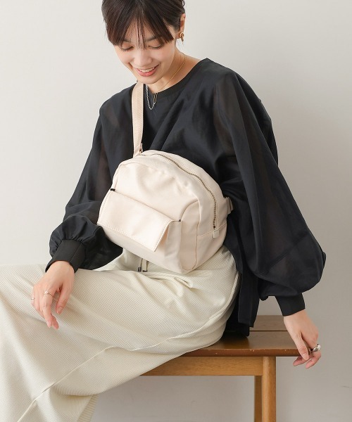 Bou Jeloud（ブージュルード）の「【はあちゅうコラボ】オールインバッグ（ショルダーバッグ・レディース・ブラック/アイボリー/A・ONESIZE）」の11枚目の写真