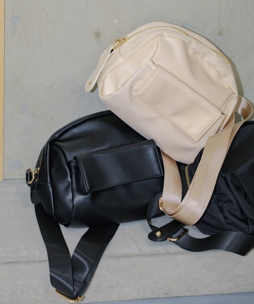 Bou Jeloud（ブージュルード）の「【はあちゅうコラボ】オールインバッグ（ショルダーバッグ・レディース・ブラック/アイボリー/A・ONESIZE）」の4枚目の写真