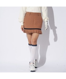 FILA GOLF/フィラゴルフ ゴルフウェア ブランド ロゴ ストレッチ 撥水 中綿 ミニ丈 スカート