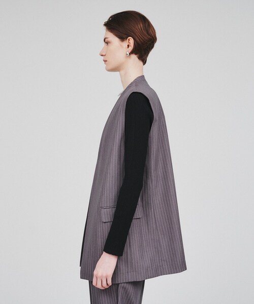 cloenc（クロエンス）の「◆【手洗い可】リブニットプルオーバー（ニット/セーター・レディース・ベージュ/ブラック系2/ブラック/アイボリー系2・02）」の15枚目の写真