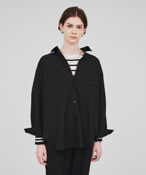 cloenc（クロエンス）の「◆【手洗い可】リブニットプルオーバー（ニット/セーター・レディース・ベージュ/ブラック系2/ブラック/アイボリー系2・02）」の19枚目の写真