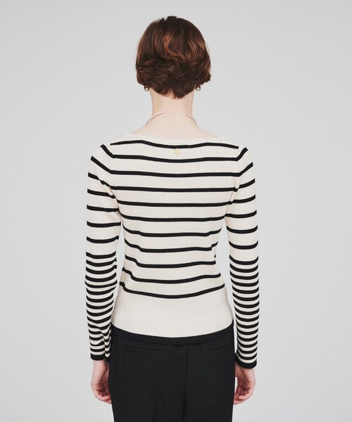 cloenc（クロエンス）の「◆【手洗い可】リブニットプルオーバー（ニット/セーター・レディース・ベージュ/ブラック系2/ブラック/アイボリー系2・02）」の20枚目の写真