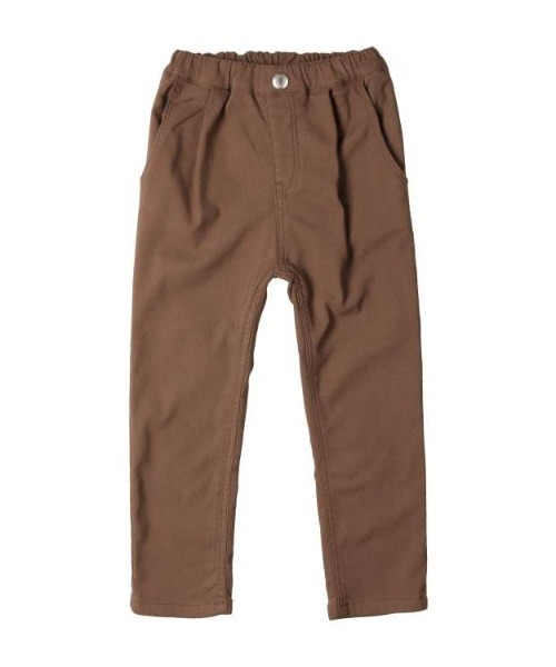 Moujonjon(ムージョンジョン)の「のびふわ前タック入りパンツ(その他パンツ・キッズ・マスタード/ピンク/ブラウン・90/100/110/120/130/140)」の2枚目の写真
