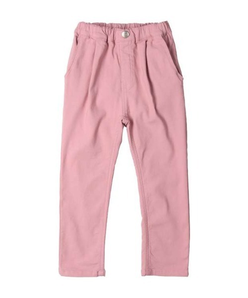 Moujonjon(ムージョンジョン)の「のびふわ前タック入りパンツ(その他パンツ・キッズ・マスタード/ピンク/ブラウン・90/100/110/120/130/140)」の1枚目の写真