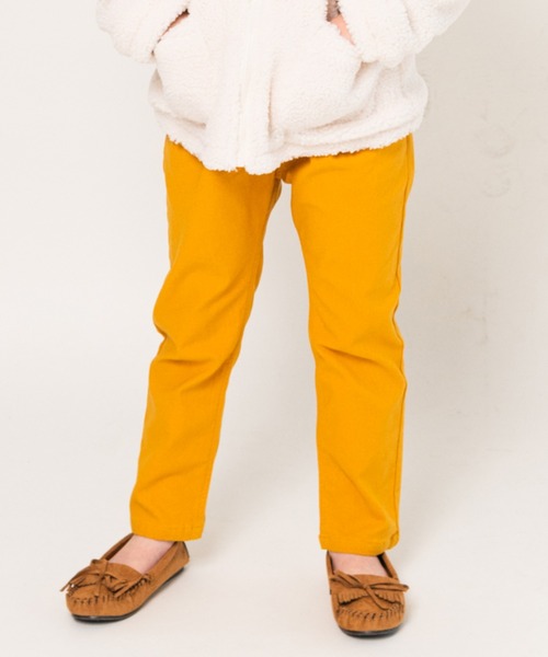 Moujonjon(ムージョンジョン)の「のびふわ前タック入りパンツ(その他パンツ・キッズ・マスタード/ピンク/ブラウン・90/100/110/120/130/140)」の3枚目の写真