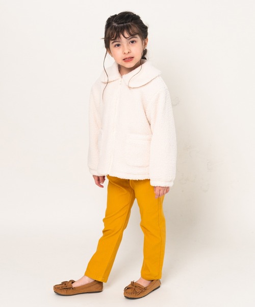 Moujonjon(ムージョンジョン)の「のびふわ前タック入りパンツ(その他パンツ・キッズ・マスタード/ピンク/ブラウン・90/100/110/120/130/140)」の16枚目の写真
