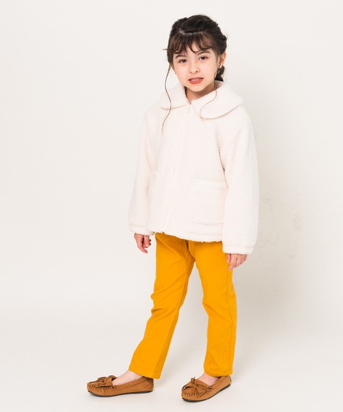Moujonjon(ムージョンジョン)の「のびふわ前タック入りパンツ(その他パンツ・キッズ・マスタード/ピンク/ブラウン・90/100/110/120/130/140)」の17枚目の写真