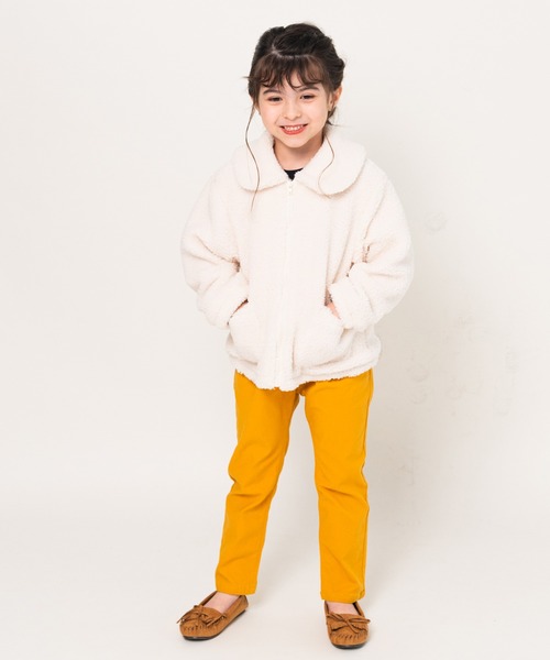 Moujonjon(ムージョンジョン)の「のびふわ前タック入りパンツ(その他パンツ・キッズ・マスタード/ピンク/ブラウン・90/100/110/120/130/140)」の18枚目の写真