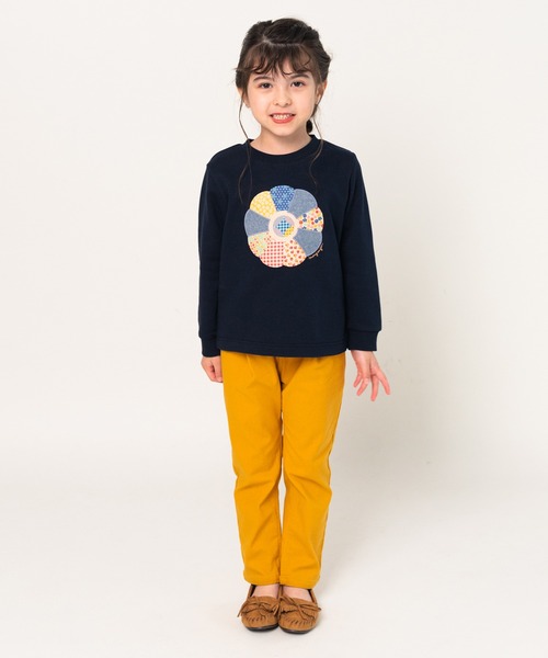 Moujonjon(ムージョンジョン)の「のびふわ前タック入りパンツ(その他パンツ・キッズ・マスタード/ピンク/ブラウン・90/100/110/120/130/140)」の12枚目の写真