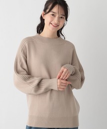 GLOBAL WORK Smile Seed Store | 袖リブボトルネックプルオーバー/116055(ニット/セーター)