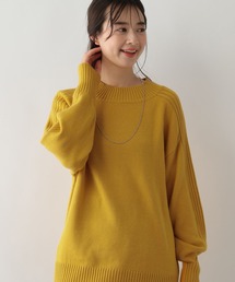 GLOBAL WORK Smile Seed Store | 袖リブボトルネックプルオーバー/116055(ニット/セーター)