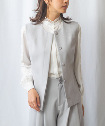 NARACAMICIE | 【NARACAMICIE】【セットアップスーツ対応】ショートジレ(その他アウター)