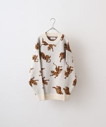 ATELANE（アテレーン）の「ATELANE エアリー総柄アソートニット（ニット/セーター）」