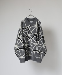 ATELANE（アテレーン）の「ATELANE エアリー総柄アソートニット（ニット/セーター）」