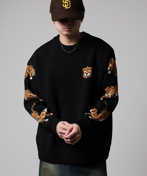 セール】ATELANE エアリー総柄アソートニット（ニット/セーター