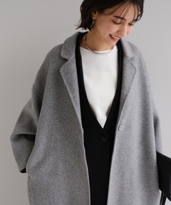 セール】Vネックノーカラーコート◇（ノーカラーコート）｜SLOBE IENA