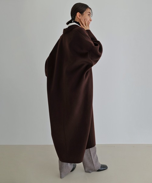 セール】【新色追加】リバーロングコクーンコート（チェスター