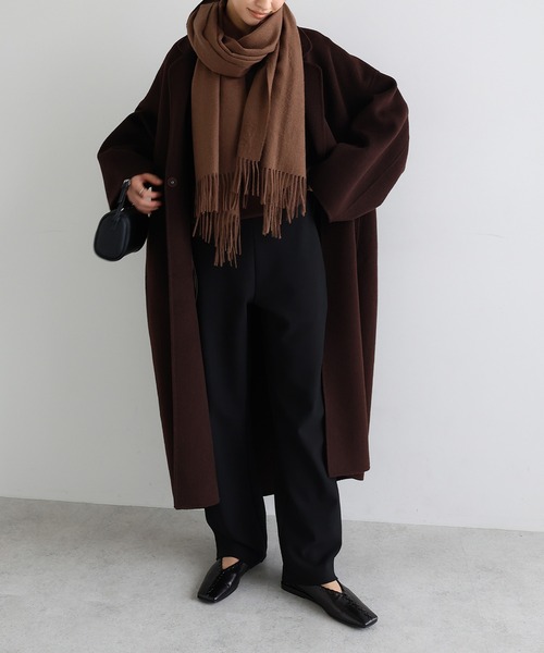 セール】【新色追加】リバーロングコクーンコート（チェスターコート