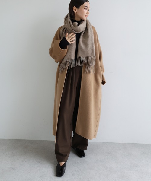 セール】【新色追加】リバーロングコクーンコート（チェスターコート
