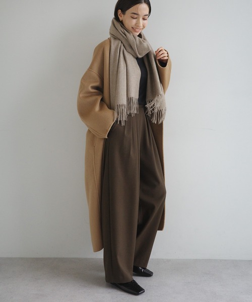 セール】【新色追加】リバーロングコクーンコート（チェスターコート