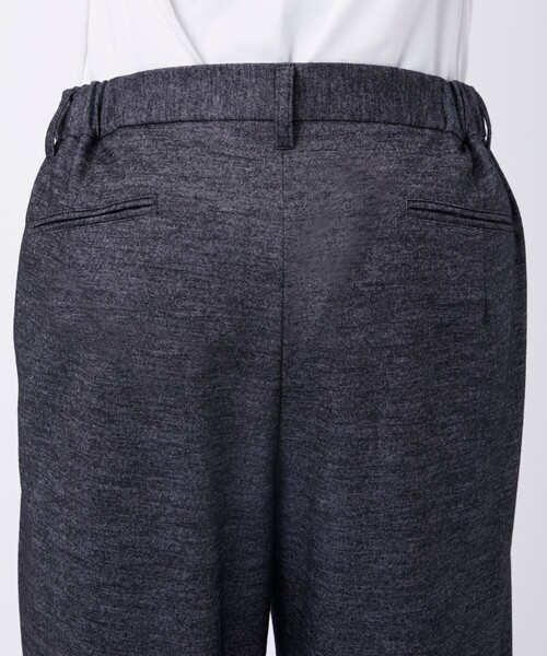 THE TOKYO(ザトウキョウ)の「【THE TOKYO/ザトウキョウ】Washable Tweedy Jersey Wide Tapered Pants(スラックス・メンズ・ダークグレー・46/44)」の6枚目の写真