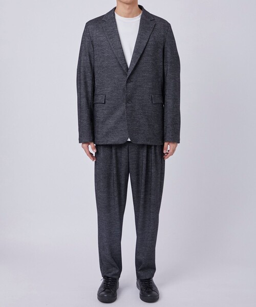 THE TOKYO(ザトウキョウ)の「【THE TOKYO/ザトウキョウ】Washable Tweedy Jersey Wide Tapered Pants(スラックス・メンズ・ダークグレー・46/44)」の10枚目の写真