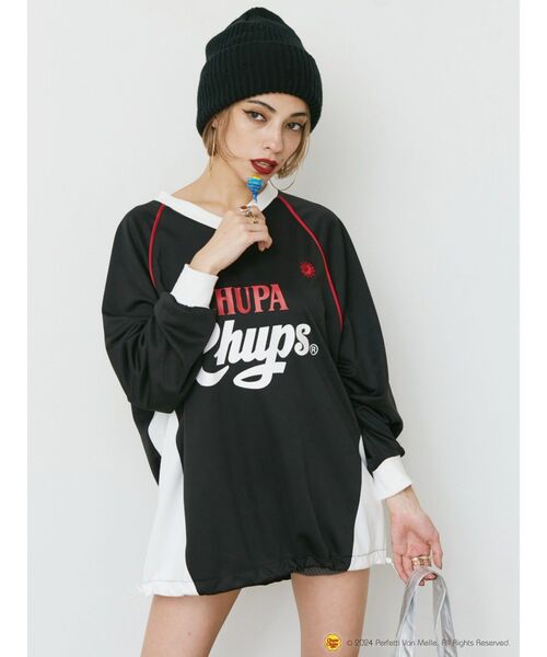 【セール】【EVRIS×Chupa Chups】ユニホームトップス（Tシャツ/カットソー）｜EVRIS（エヴリス）