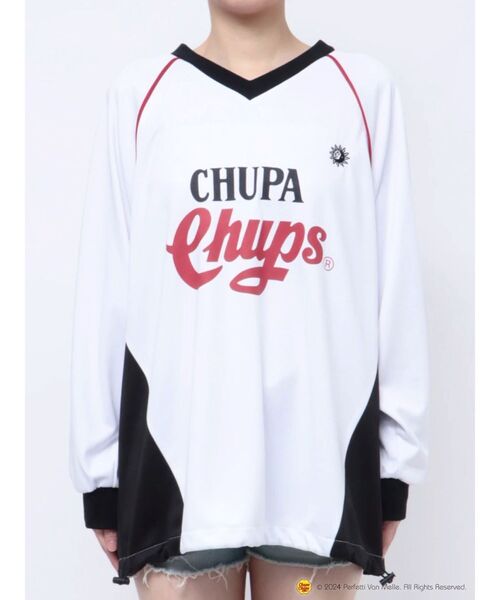 【セール】【EVRIS×Chupa Chups】ユニホームトップス（Tシャツ/カットソー）｜EVRIS（エヴリス）