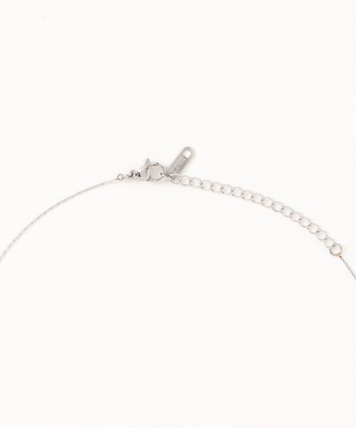 Os accessory（オズアクセサリー）の「Os　-オズ-　【金属アレルギー対応】一粒ストーン40センチネックレス（ネックレス・レディース・ゴールド/シルバー・ONE SIZE）」の9枚目の写真