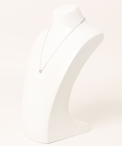 Os accessory（オズアクセサリー）の「Os　-オズ-　【金属アレルギー対応】一粒ストーン40センチネックレス（ネックレス・レディース・ゴールド/シルバー・ONE SIZE）」の10枚目の写真