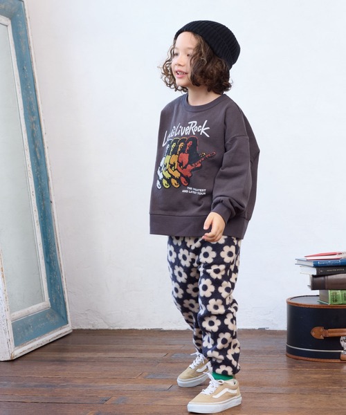 BIG FIELD（ビッグフィールド）の「総柄フリースパンツ（その他パンツ・キッズ・ブラック/マルチ/ネイビー・100/120/110/130/95/90/80/150/140）」の21枚目の写真
