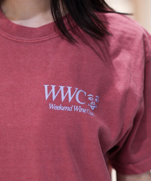 TOKYO CULTUART by BEAMS（トウキョウカルチャートバイビームス）の「HONGAMA / Weekend Wine Club Tee（Tシャツ/カットソー・メンズ・ワイン/ホワイト・LARGE/X-LARGE/SMALL/MEDIUM）」の13枚目の写真