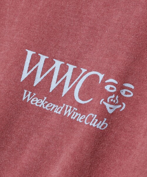 TOKYO CULTUART by BEAMS（トウキョウカルチャートバイビームス）の「HONGAMA / Weekend Wine Club Tee（Tシャツ/カットソー・メンズ・ワイン/ホワイト・LARGE/X-LARGE/SMALL/MEDIUM）」の18枚目の写真