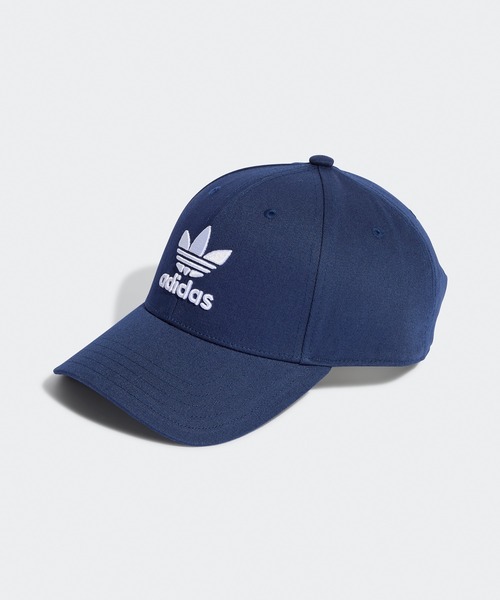 adidas（アディダス）の「adidas/アディダス adidas HERI TREC BASEBALL CAP トレフォイル ベースボールキャップ（キャップ・メンズ・ブラック/ネイビー/ベージュ・S/M/L）」の3枚目の写真