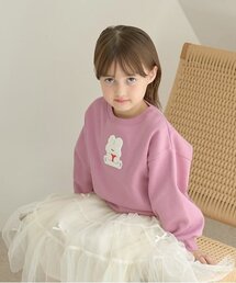 Lycee mine | 【毛玉バイバイ裏起毛裏毛】サガラ刺しゅうスウェット(スウェット)