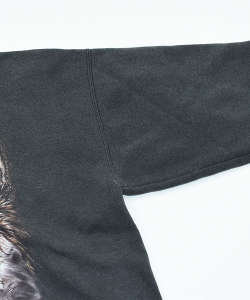 HANES（ヘインズ）の「【ヴィンテージ古着】90's Hanes アニマル 狼 プリントスウェット（スウェット・メンズ・グレー・X-LARGE）」の7枚目の写真