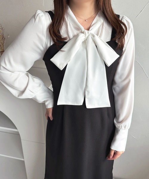 【新品】 soeju ソージュ　ボウスタイル　プルオーバー　ブラウス　ボウタイ シルクボウタイブラウス - SOÉJU online store｜上質な大人の女性の