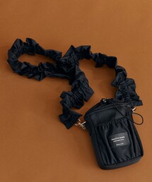 beautiful people | 【beautiful people/ビューティフルピープル】《STUDIOUS別注》フリルショルダーバッグ/巾着/ギャザー/ロゴ(ショルダーバッグ)