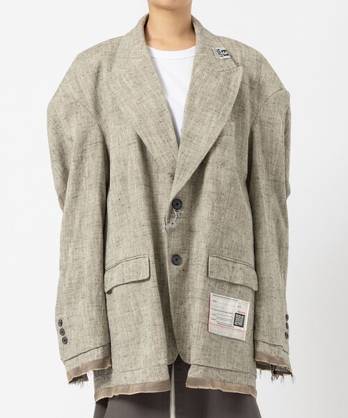 ミハラヤスヒロツイードジャケット Maison MIHARA YASUHIRO（メゾンミハラヤスヒロ）の「Over-sized