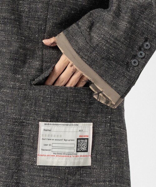 【新品タグ付き】ミハラヤスヒロ　ライダースジャケット　綿　ベージュ 新品タグ付き】ミハラヤスヒロ ライダースジャケット 綿 ベージュ 新品