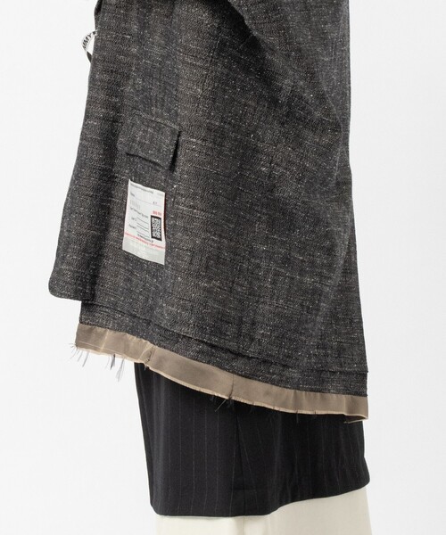 ミハラヤスヒロツイードジャケット MIHARA YASUHIRO/ミハラヤスヒロ】SLUB NEP TWEED JACKET/スラブ