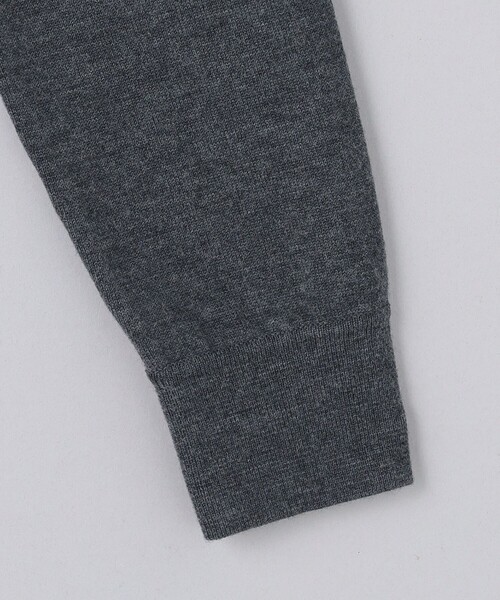 UNITED ARROWS（ユナイテッドアローズ）の「ポロニット ペプラム ロングワンピース（ワンピース・レディース・ダークグレー/ブラック・FREE）」の15枚目の写真