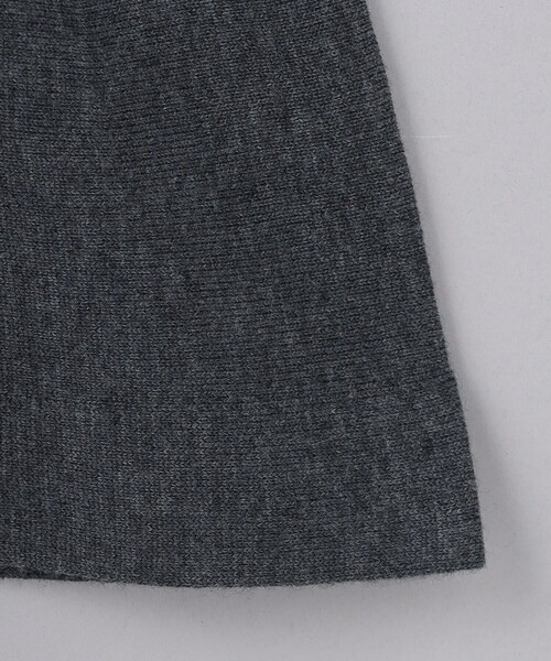 UNITED ARROWS（ユナイテッドアローズ）の「ポロニット ペプラム ロングワンピース（ワンピース・レディース・ダークグレー/ブラック・FREE）」の16枚目の写真