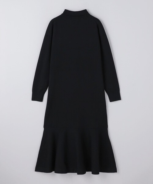 UNITED ARROWS（ユナイテッドアローズ）の「ポロニット ペプラム ロングワンピース（ワンピース・レディース・ダークグレー/ブラック・FREE）」の19枚目の写真