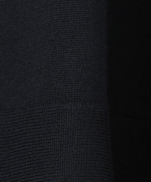 UNITED ARROWS（ユナイテッドアローズ）の「ポロニット ペプラム ロングワンピース（ワンピース・レディース・ダークグレー/ブラック・FREE）」の4枚目の写真