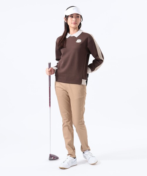 BEAMS GOLF ORANGE LABEL レディースパンツ ベージュ セール】〈WOMEN〉 ORANGE LABEL / USシリーズ ストレッチパンツ