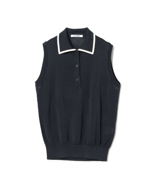 【SLONE/スローン】シルクノースリーブモックネック 楽天市場】【FINAL SUMMER SALE】SLOANE 18Gワイドフィット