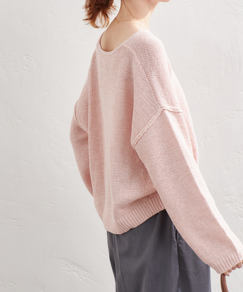 JOURNAL STANDARD - 【JOURNALSTANDARD】25SS 25080400307210 テープヤーンVプルオーバー長袖ニットセーター 追加2》テープヤーンVプルオーバー（ニット／セーター